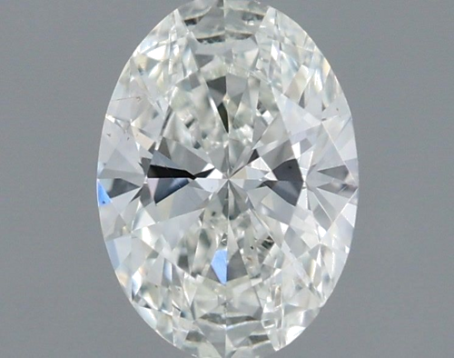 0.51 carat F-SI1 Natūralus Oval Deimantas (1)