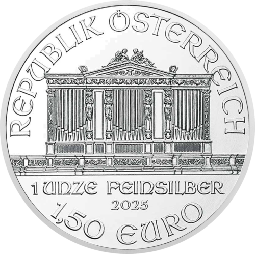 1 oz Vienos Filharmonija 2025 Austrija sidabrinė moneta (2)