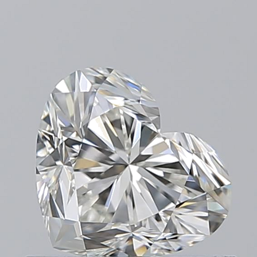 0.72 carat I-VVS2 Natūralus Heart Deimantas (1)