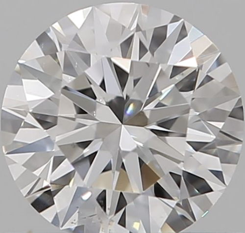 0.5 carat E-SI1 Excellent cut Natūralus Round Deimantas (1)