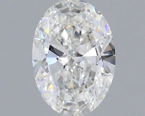 0.5 carat F-VVS2 Natūralus Oval Deimantas (1)
