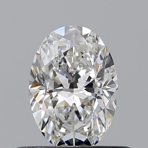 0.5 carat F-VS1 Natūralus Oval Deimantas (1)