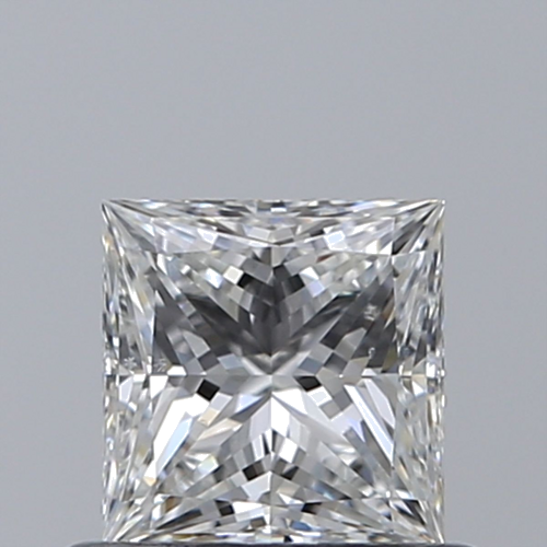 0.6 carat F-SI1 Natūralus Princess Deimantas (1)