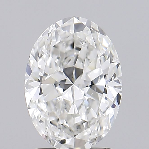 1.0 carat G-SI2 Natūralus Oval Deimantas (1)