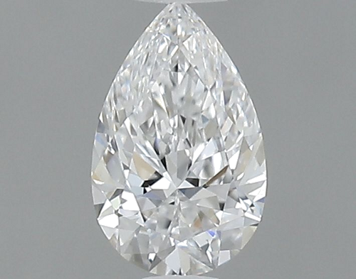 0.3 carat D-VVS1 Natūralus Pear Deimantas (1)