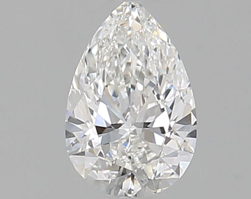 0.31 carat F-VVS1 Natūralus Pear Deimantas (1)