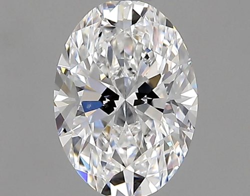 0.63 carat D-VS2 Natūralus Oval Deimantas (1)