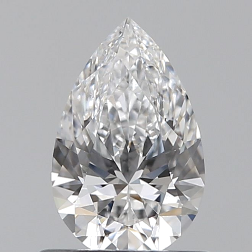 0.6 carat D-VS2 Natūralus Pear Deimantas (1)