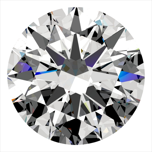 0.32 carat H-VVS1 Excellent cut Natūralus Round Deimantas (1)