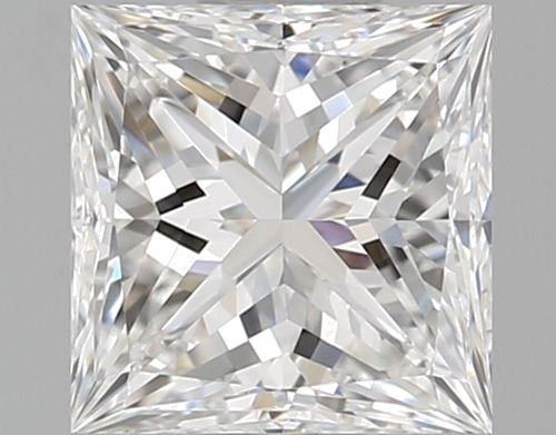 0.7 carat E-VVS2 Natūralus Princess Deimantas (1)