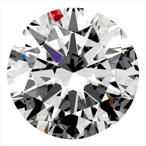 0.3 carat D-VS2 Very Good cut Natūralus Round Deimantas (1)