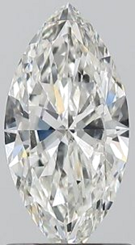 1.0 carat H-SI1 Natūralus Marquise Deimantas (1)