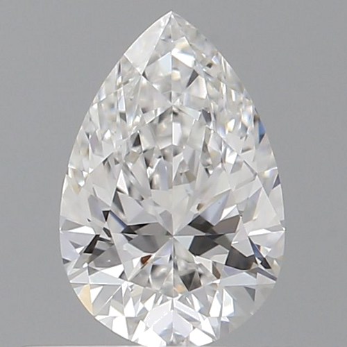 0.5 carat E-VS1 Natūralus Pear Deimantas (1)