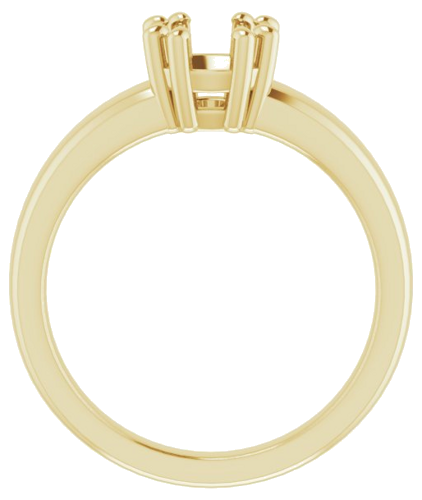 Sužadėtuvių Žiedas „Split-Prong Solitaire“ 14k yellow gold Round 6.5mm (2)