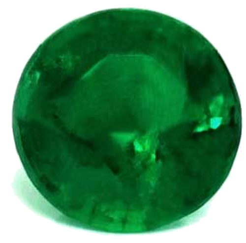 0.36 carat GREEN Round Smaragdas (1)