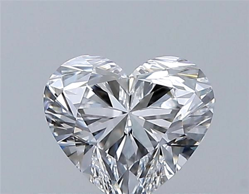 0.42 carat D-VVS1 Natūralus Heart Deimantas (1)