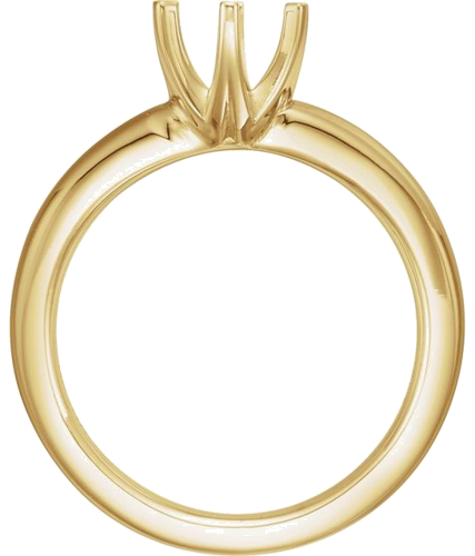 Sužadėtuvių Žiedas „Solstice Solitaire®“ 14k yellow gold Round 9.4mm (2)