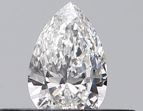 0.23 carat E-VS1 Natūralus Pear Deimantas (1)