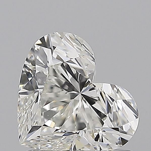 1.01 carat H-VVS2 Natūralus Heart Deimantas (1)