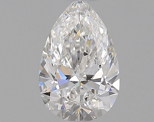 0.32 carat F-VVS2 Natūralus Pear Deimantas (1)