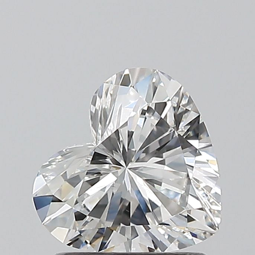 1.01 carat G-VS2 Natūralus Heart Deimantas (1)