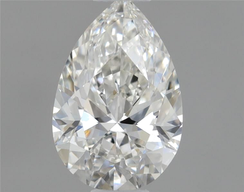 0.4 carat G-VVS1 Natūralus Pear Deimantas (1)