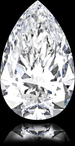7.01 carat G-VS2 Natūralus Pear Deimantas (1)