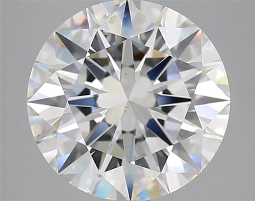 5.02 carat F-SI1 Excellent cut Natūralus Round Deimantas (1)
