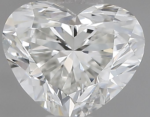 0.81 carat H-VVS1 Natūralus Heart Deimantas (1)