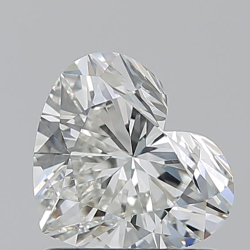 1.01 carat I-SI1 Natūralus Heart Deimantas (1)
