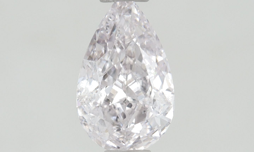 0.5 carat Light  Pink-SI2 Natūralus Pear Deimantas (1)