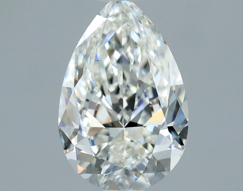 0.57 carat H-VS1 Natūralus Pear Deimantas (1)