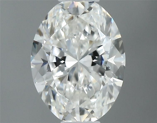0.4 carat F-VVS1 Natūralus Oval Deimantas (1)