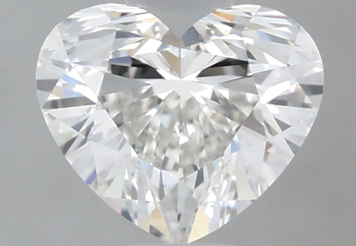 0.52 carat G-VVS1 Natūralus Heart Deimantas (1)