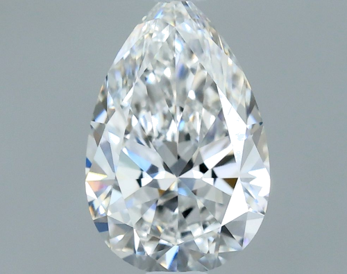 0.57 carat E-IF Natūralus Pear Deimantas (1)