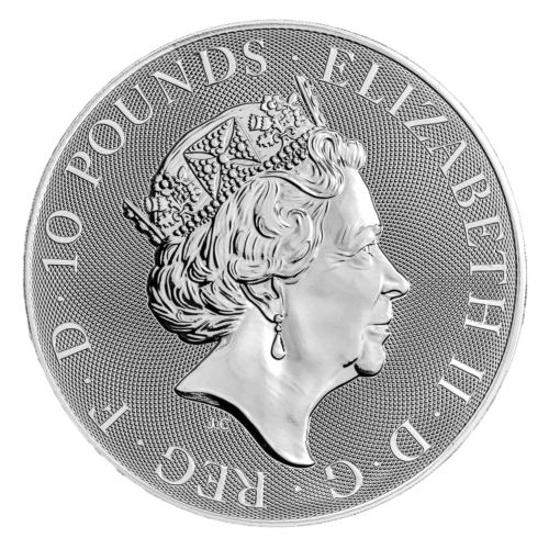 10 oz Британия 2021 Великобритания серебряная монета (2)