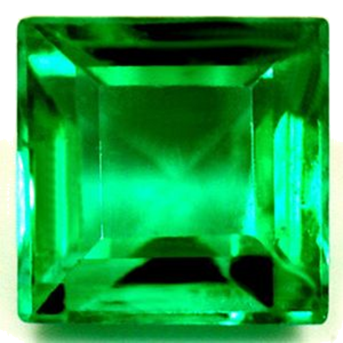 0.96 carat GREEN Square Smaragdas (1)
