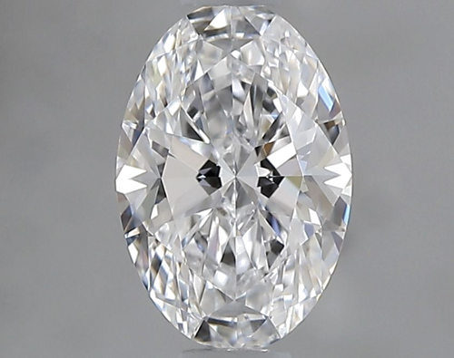 0.58 carat D-VVS2 Natūralus Oval Deimantas (1)