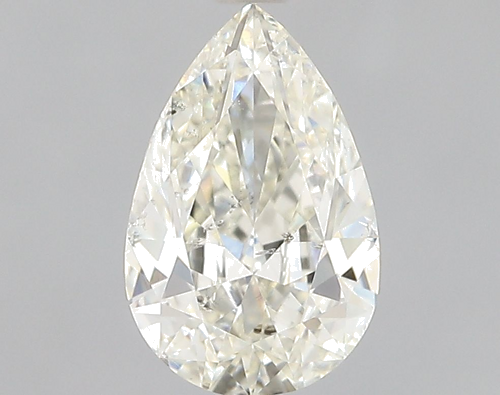 0.9 carat K-SI2 Natūralus Pear Deimantas (1)
