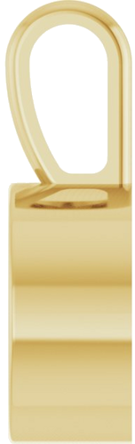 Pakabukas „Bezel-Set Solitaire“ 14k yellow gold Round 7mm (3)