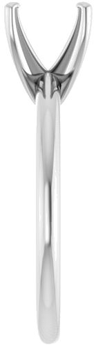 Sužadėtuvių Žiedas „Solitaire“ 585 Baltojo Aukso Cushion 7mm (4)