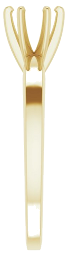 Sužadėtuvių Žiedas „Solitaire“ 585 Geltonojo Aukso Round 5mm x 5.3mm (4)