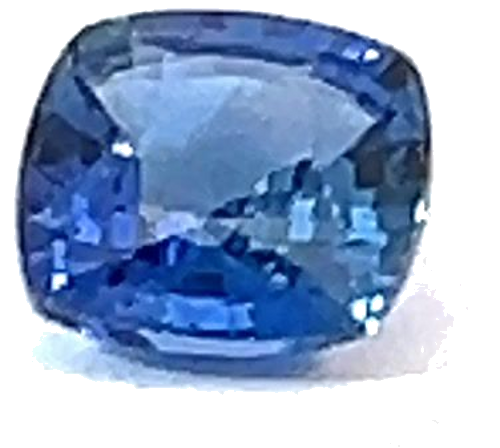 1.28 carat BLUE Cushion Safyras (1)