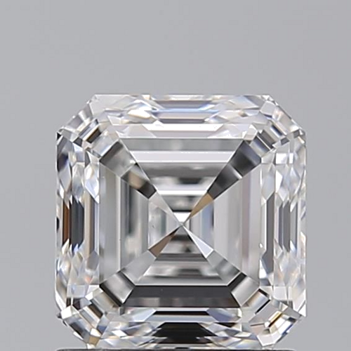 1.51 carat E-VS1 Natūralus Asscher Deimantas (1)