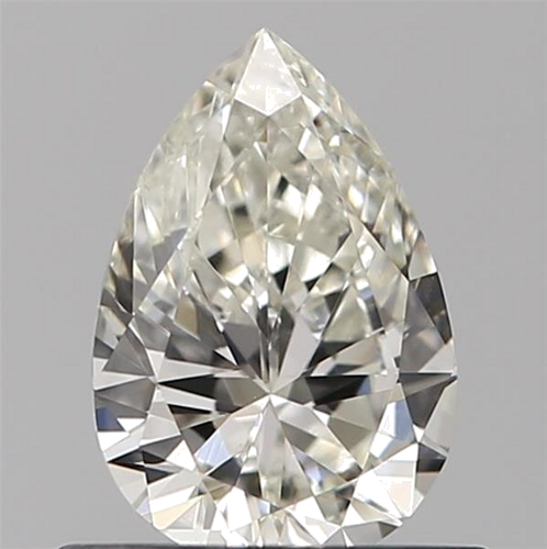 0.5 carat I-VS2 Natūralus Pear Deimantas (1)