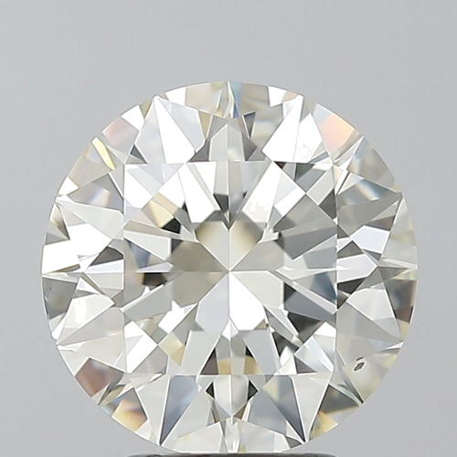 3.01 carat K-SI1 Excellent cut Natūralus Round Deimantas (1)