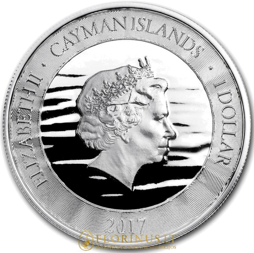 2017 Marlin, Kaimanų salos, 1 oz sidabrinė moneta (3)