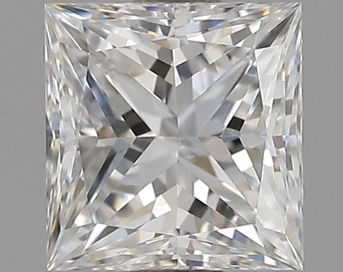 0.52 carat E-VVS2 Natūralus Princess Deimantas (1)