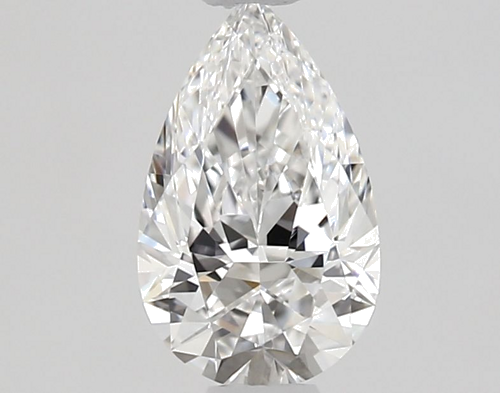 0.5 carat E-VVS1 Natūralus Pear Deimantas (1)