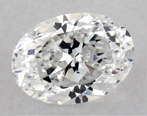 1.0 carat D-VVS1 Natūralus Oval Deimantas (1)